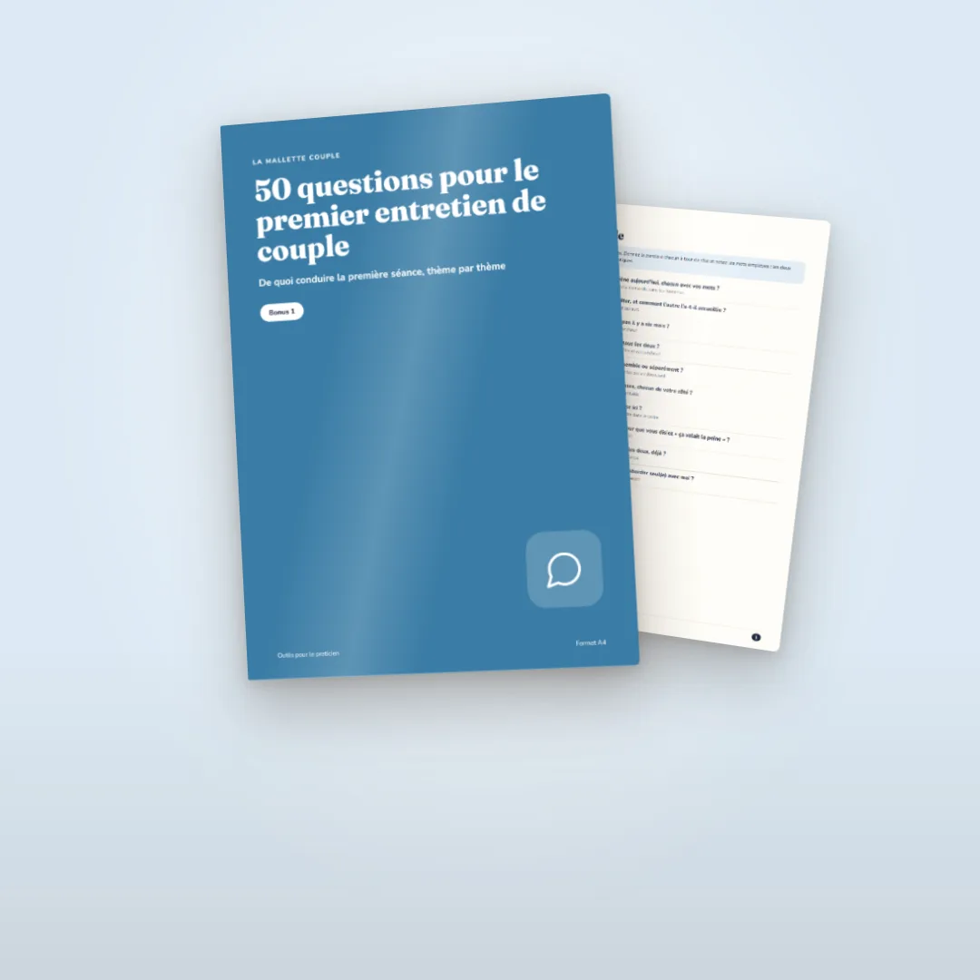 Bonus 50 questions pour le premier entretien de couple