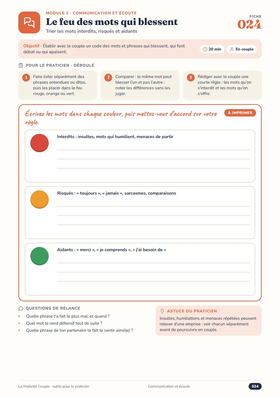 Fiche 024 Le feu des mots qui blessent